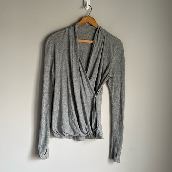 Lululemon Radiant Long Sleeve Wrap Top - Picture 2 of 7